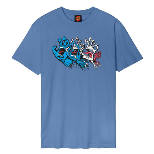 Santa Cruz T-Shirt Evolved Hand Front Dusty Blue