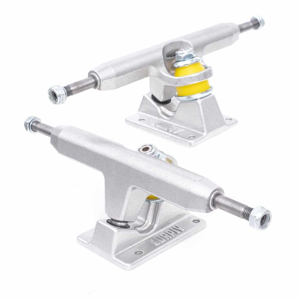 Lurpiv Skateboard Trucks Hollow Polished Pair 145mm