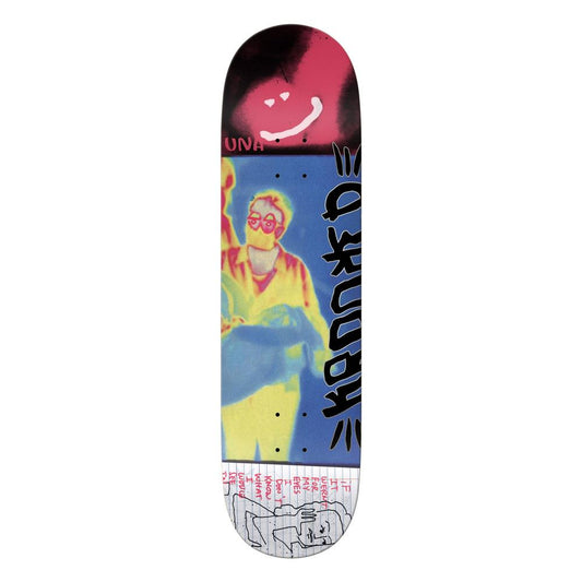 Krooked Una Infrared Skateboard Deck Blue 8.28"
