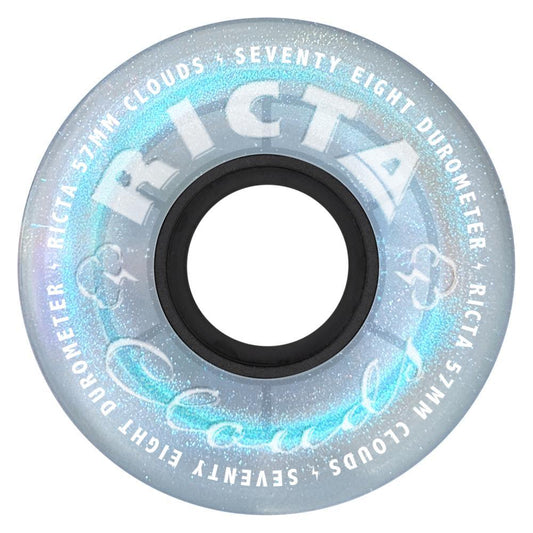 Ricta Skateboard wheels Iridescent Clouds 78a Blue 57mm