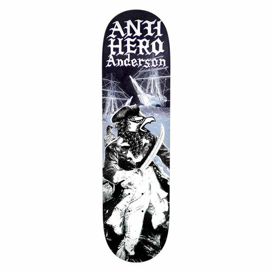 Antihero Skateboard Deck BA Wild Unknown Round Black 8.5"