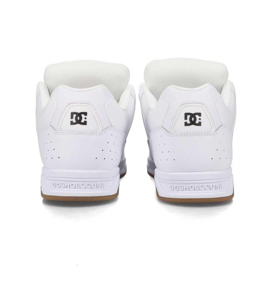 DC Coiler White Black Gum Skate Shoes