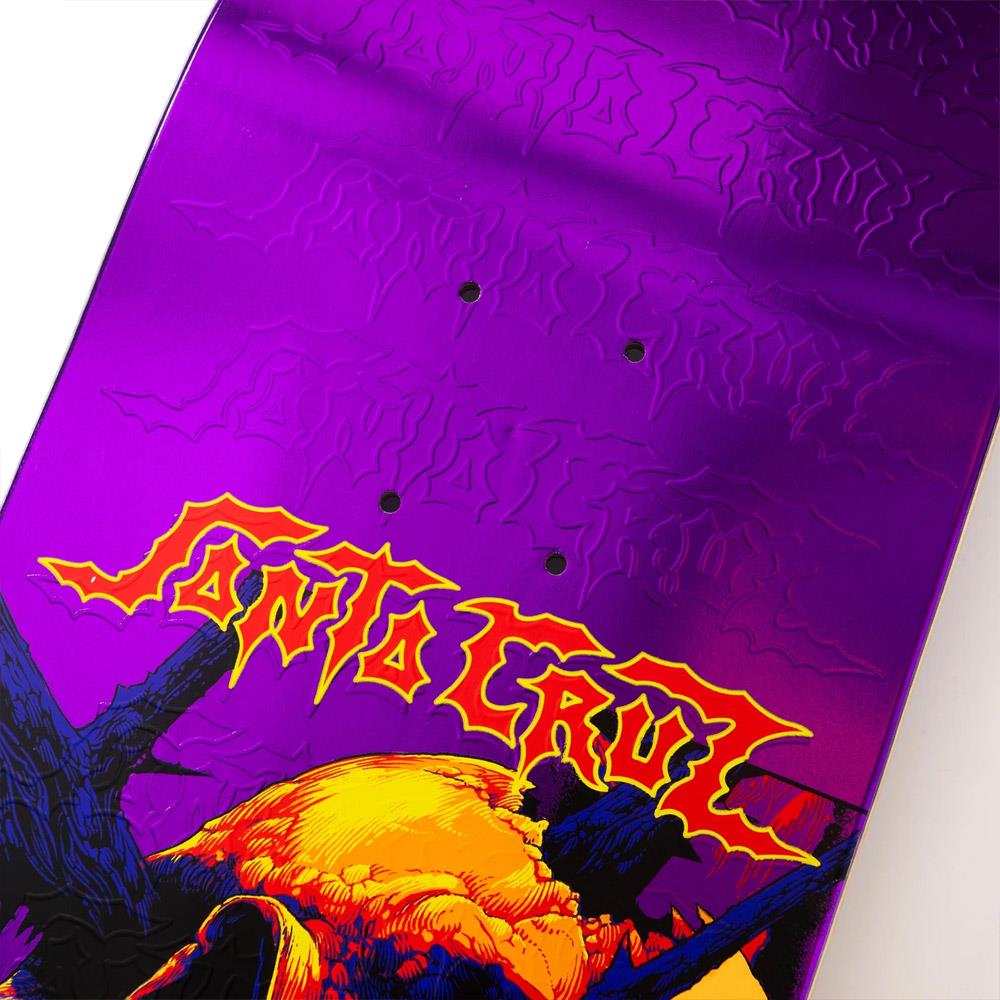 Santa Cruz Pace Deathtrap Remix Skateboard Deck Purple 8.7"