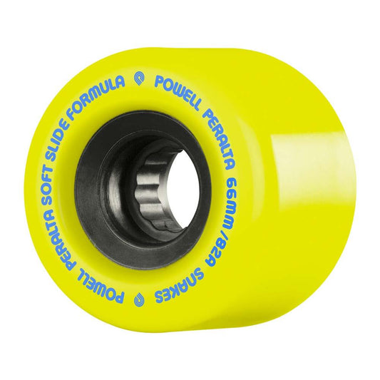 Powell-Peralta Snakes '02' Yellow Skateboard Wheels 75A 66mm