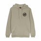 Santa Cruz Loco Dot Hooded Sweatshirt Stone Grey