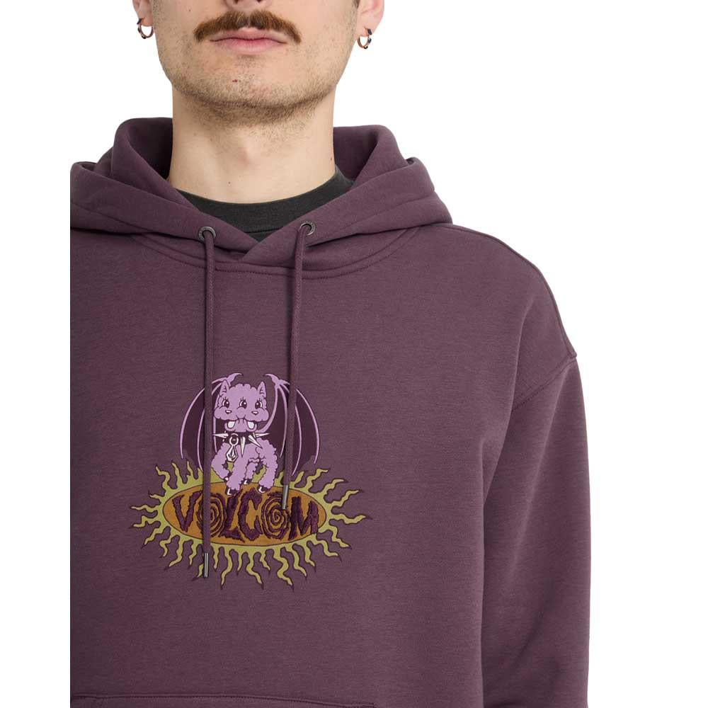 Volcom Noder Pullover Hooded Sweatshirt Pistol Punch