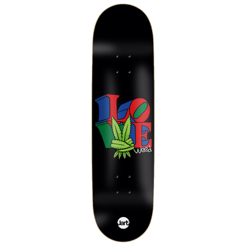 Jart LOVE Weed HC Skateboard Deck 7.87"