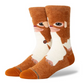 Stance X Gremlins Gizmo Crew Socks Brown Large Uk7-11