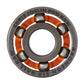 Bronson Speed Co. Skateboard Bearings Chris Joslin Pro 6-Ball Raw Silver Orange
