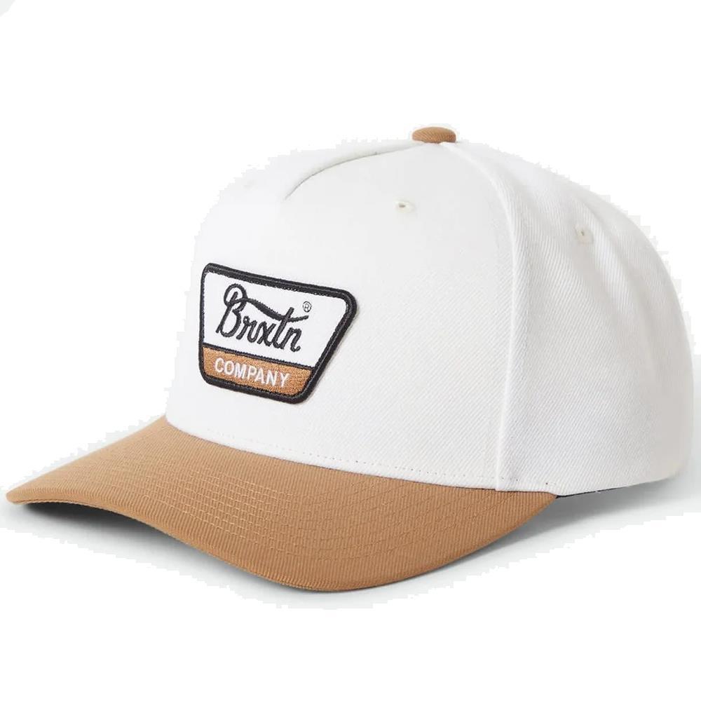 Brixton Linwood Netplus Snapback Cap One Size Off White Copper
