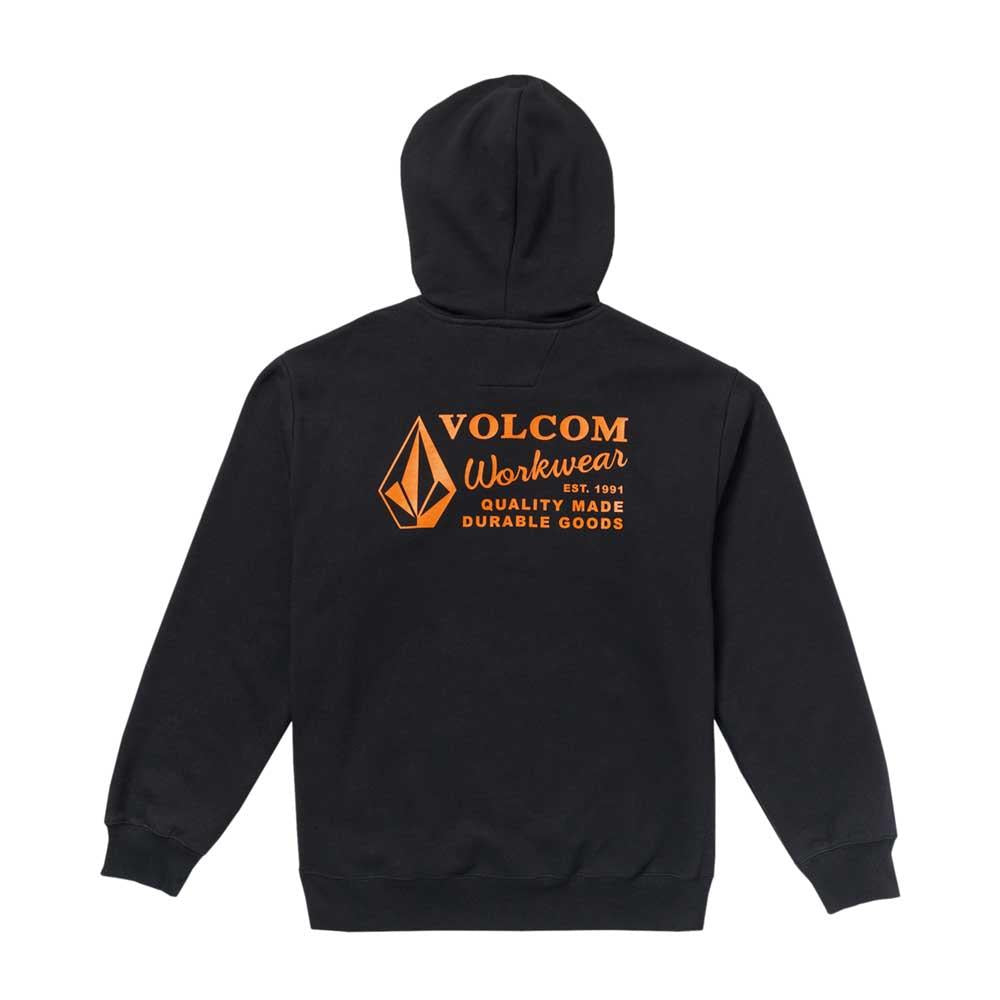 Volcom Workwear Pullover Hooded Sweatshirt Black