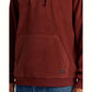 RVCA Hewitt Hooded Sweatshirt Dark Red Earth