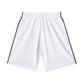 Adidas Skateboarding X Tyshawn Basket Ball Shorts White Matte Gold Collegiate Green