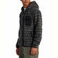 RVCA Hawthorne Hooded Zip Fleece Open Grey