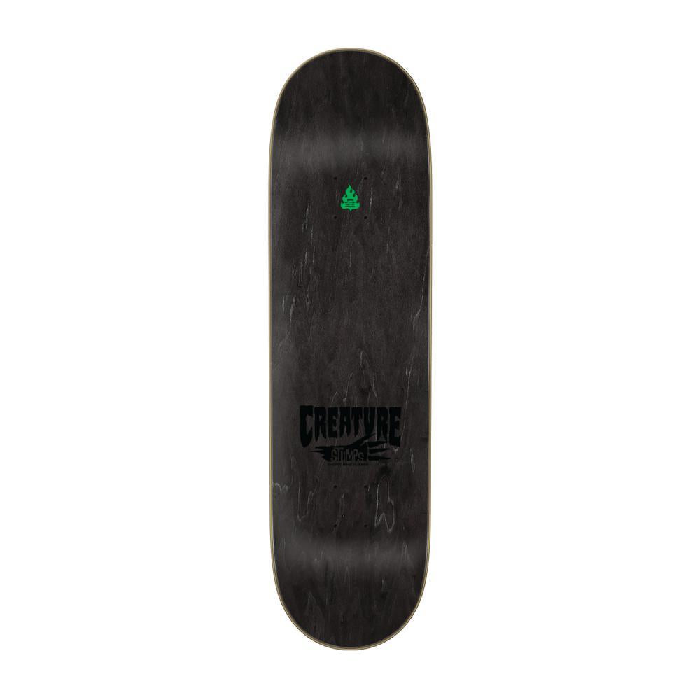 Creature Team Skateboard Deck Logo Stumps Assorted Black Yellow Green 8.25"