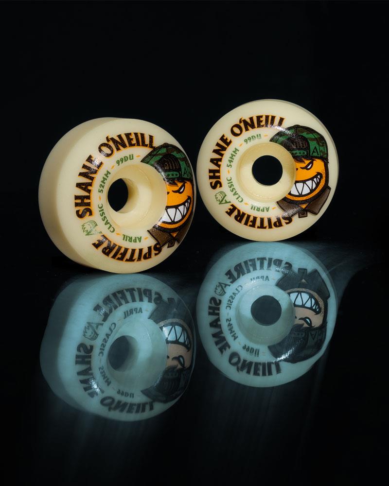 Spitfire x April Fomula 4 Shane Oneill Classic 52mm Skateboard Wheels Natural 99a