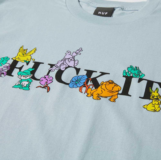 Huf Trip Short Sleeve T-Shirt Sky Blue