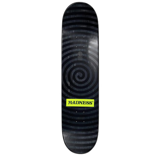 Madness Eyes R7 Skateboard Deck Black 8.5"
