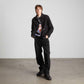 Huf 89 Twill Coaches Jacket Black White