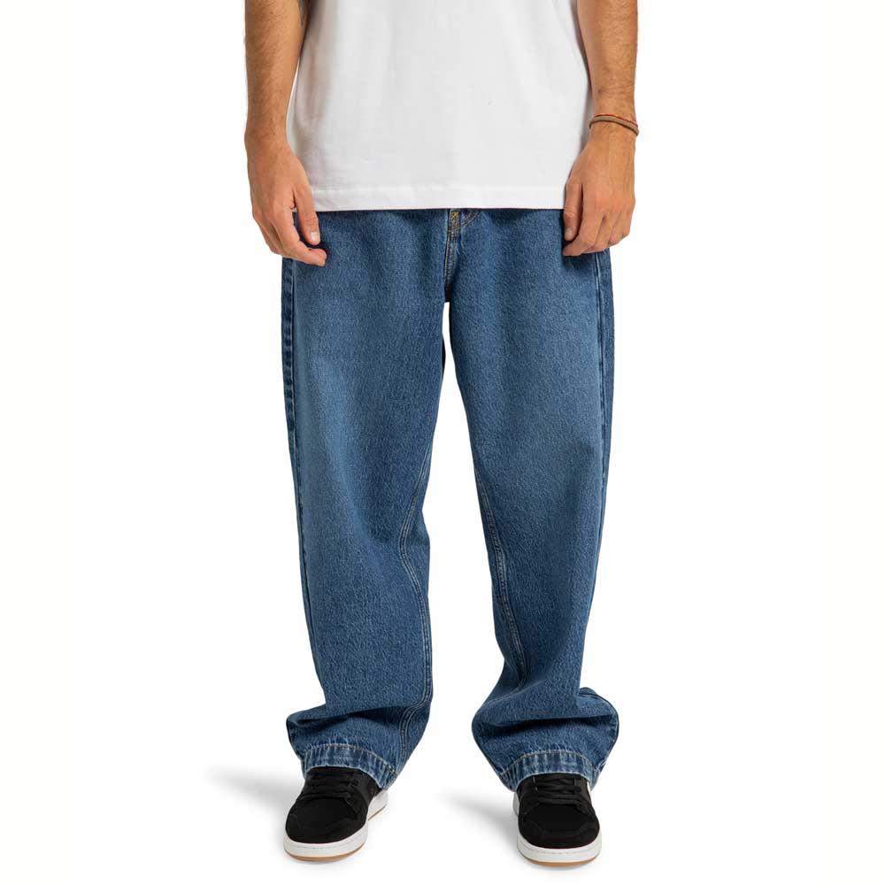 DC Shoe Co Worker Baggy Denim Pants Stone Indigo