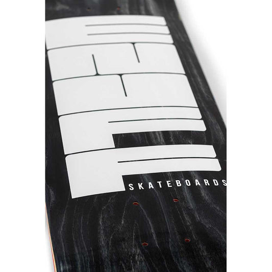 Enuff Designer Skateboard Deck Throwback Black 8.25" x 32.125"