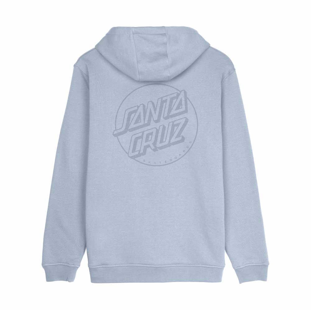 Santa Cruz Tonal Opus Dot Stripe Hooded Sweatshirt Fresh Blue