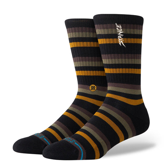 Stance Socks Slipping Crew Black Large UK7 to UK11