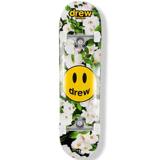 Drew House Floral Drew Logo Complete Skateboard  8.25"