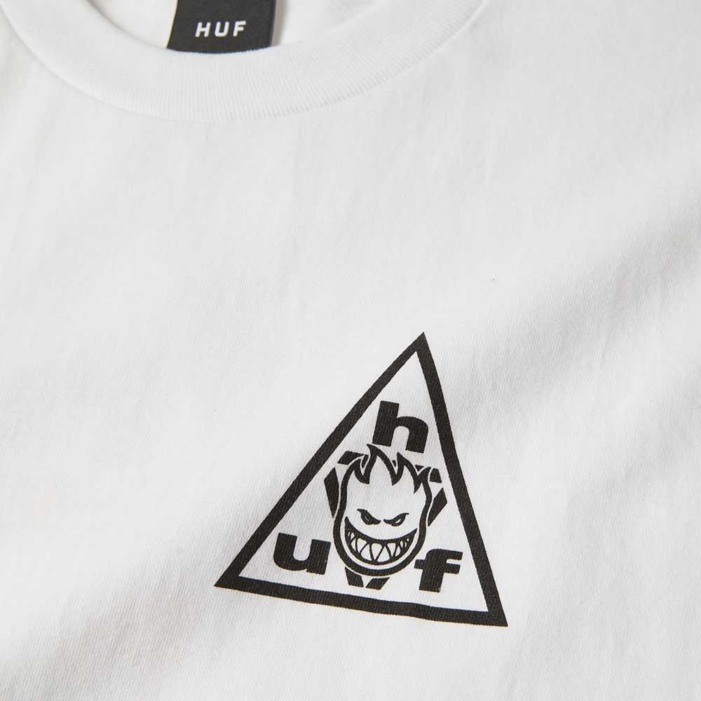 HUF X Spitfire Sticker TT Short Sleeve T-Shirt White