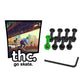 THC The Hardware Company Skate Green Skateboard Nuts & Bolts 1" Allen Key & Sticker