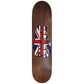 Toy Machine Geoff Rowley Union Jack Random Stain Skateboard Deck 8.25"