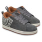 DC Shoe Co Court Graffik Skate Shoes Grey Gum