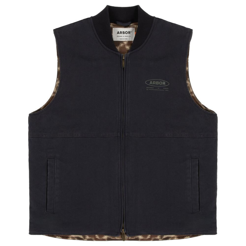 Arbor Skateboards Jacket Work Vest Black