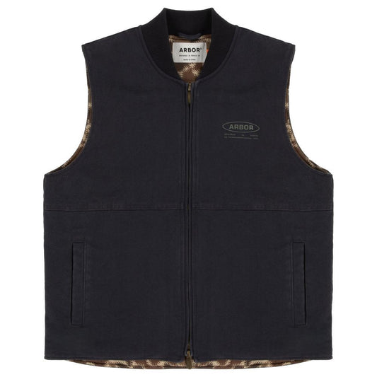 Arbor Skateboards Jacket Work Vest Black