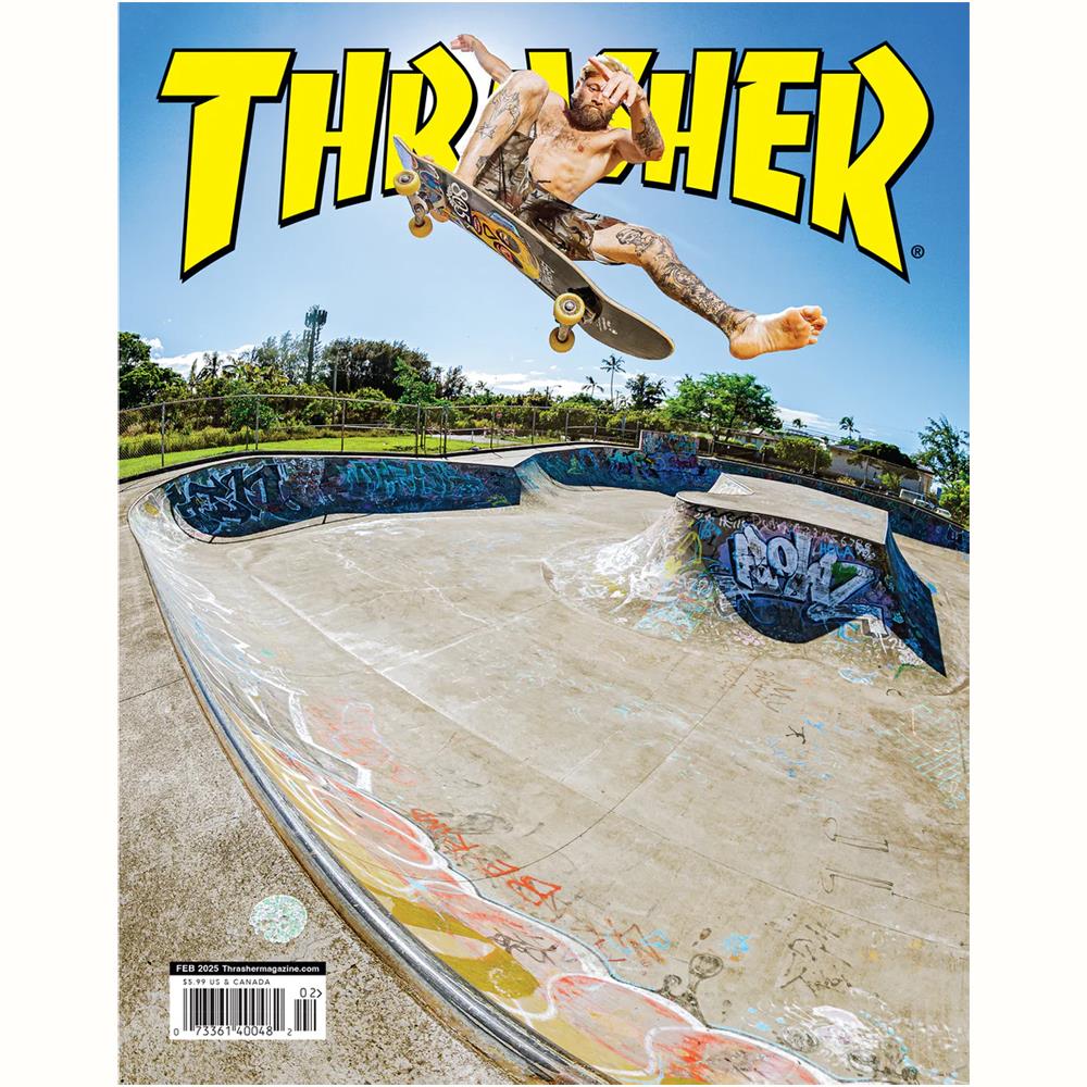 Thrasher Magazine February 2024 Issue 535 Greyson Fletcher Cover