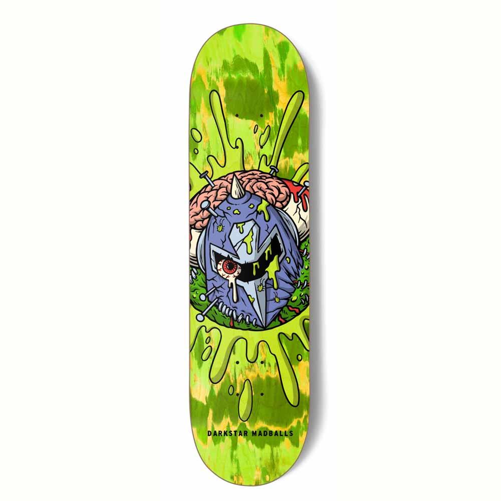 Darkstar Madballs Icon HYB Skateboard Deck Green 8.25''