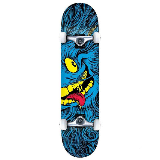 Anti Hero Grimple Full Face Factory Complete Skateboard Blue 8.25"