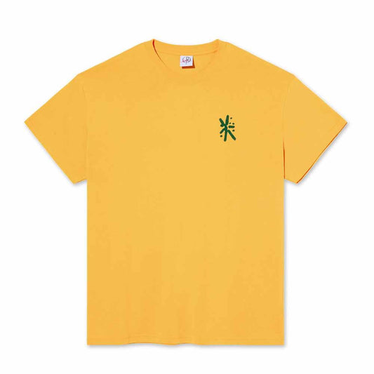 Polar Skateboards Cosmic T-Shirt Yellow