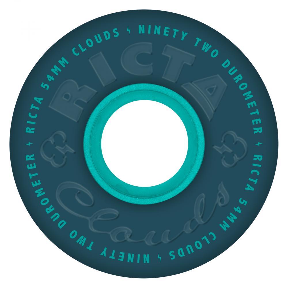 Ricta Clouds Skateboard Wheels 92a Navy 54mm