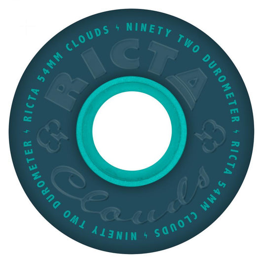 Ricta Clouds Skateboard Wheels 92a Navy 54mm