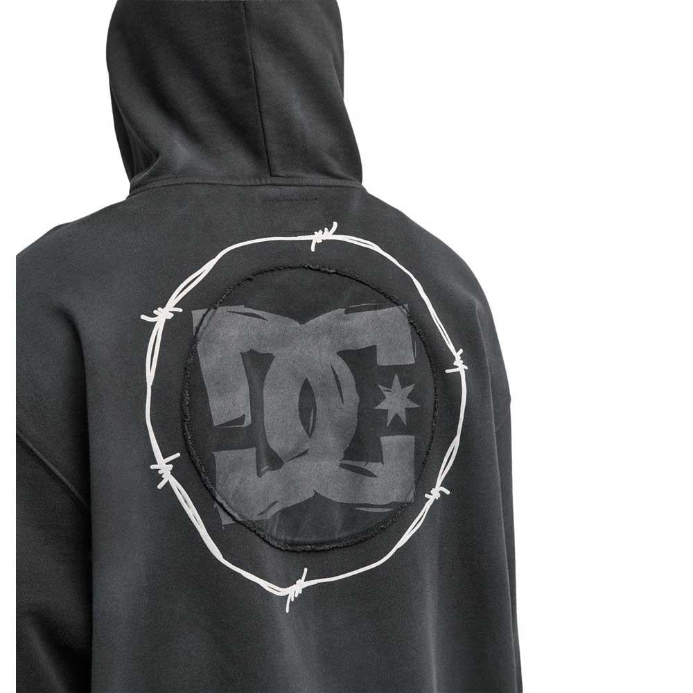 DC Shoe Co Sharp Point Zip Up Hooded Sweatshirt Black
