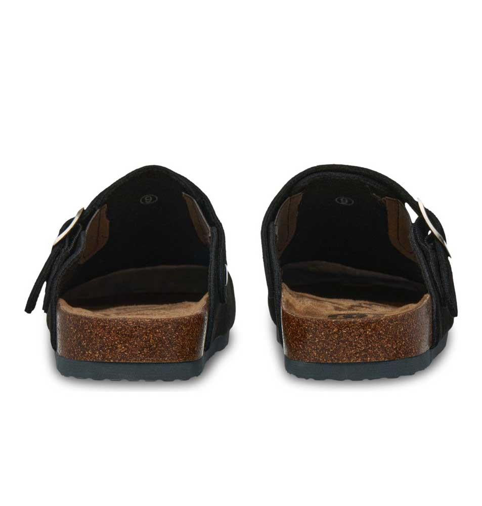 DC Liege Black Suede Clogs Shoes