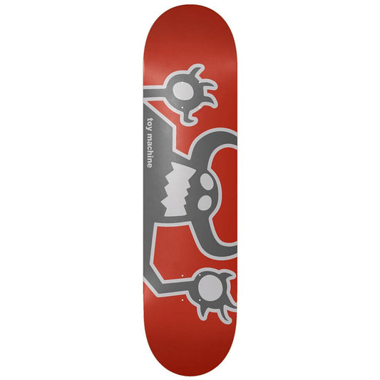 Toy Machine Skateboard Deck Original Monster Red Grey 8.25"