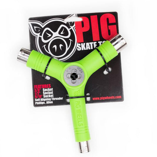 Pig Skateboard Tool Green