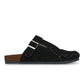 DC Liege Black Suede Clogs Shoes