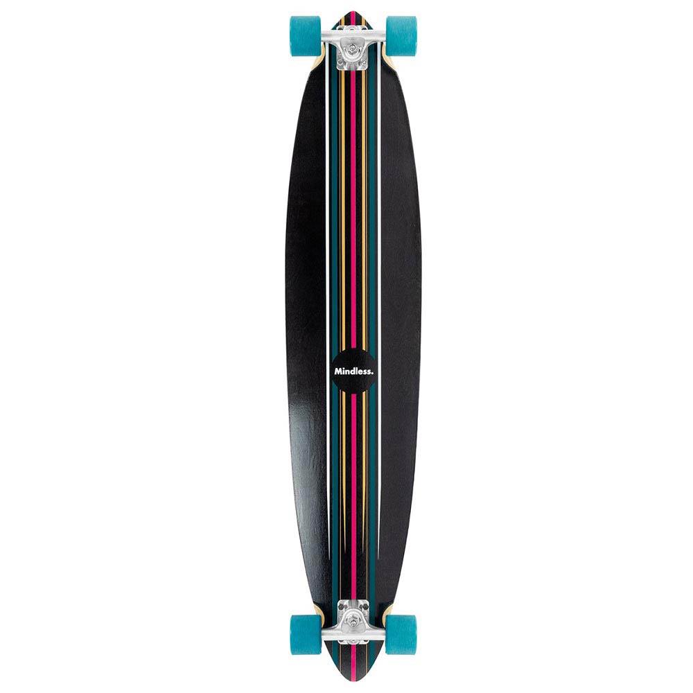 Mindless Nomad Complete Pintail Longboard Skateboard Black 44 x 9''