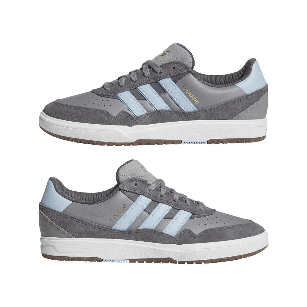 Adidas Skateboarding Tyshawn II Grey Five Clear Sky Feather White Skate Shoes