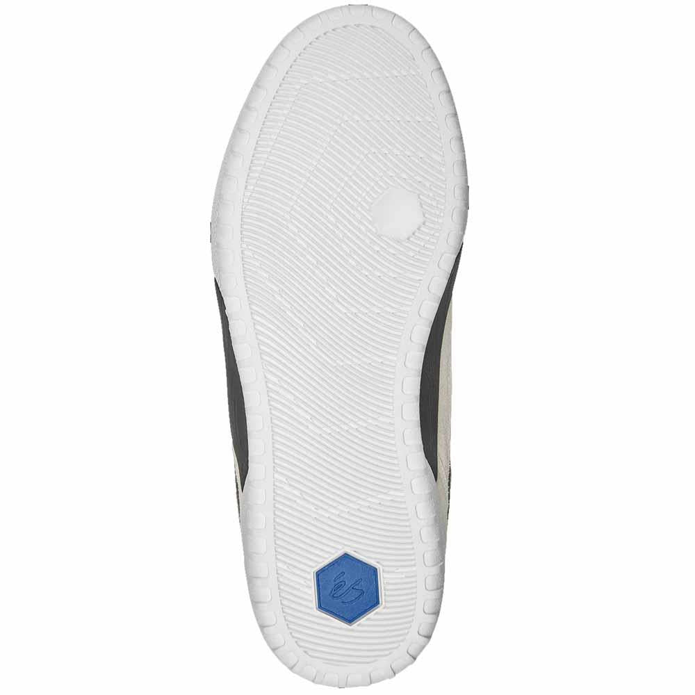 éS Footwear Quattro White Blue Black Skate Shoes