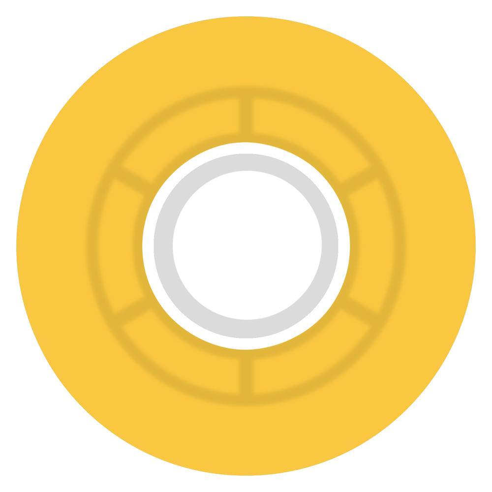 Ricta Skateboard Wheels Clouds Transparent 78a Citrus White 55mm