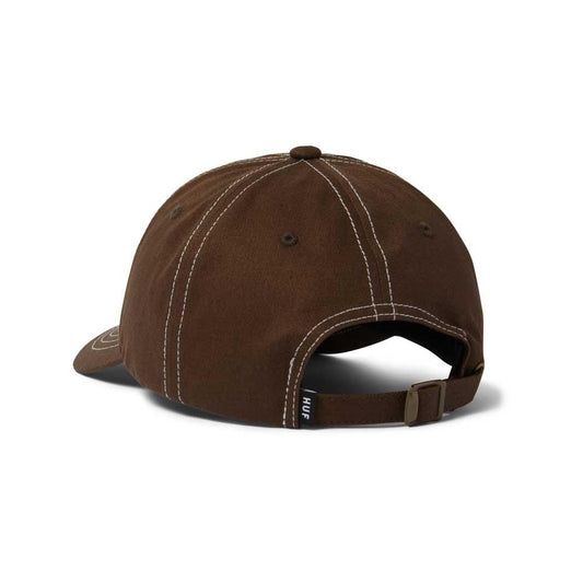 Huf Arch Logo 6 Panel CV Hat Cap Bison